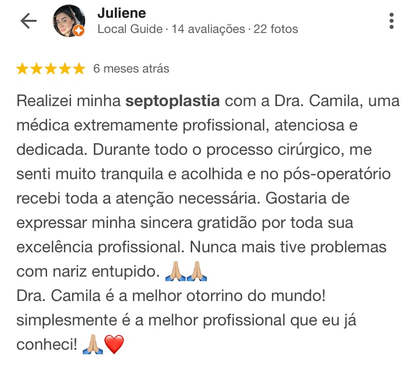 IMG 1299 Dra Camilla Ferreira - Otorrino